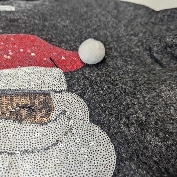NWT ColorTree Size 14 Santa Sweater Gray - Picture 10 of 11